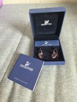 Boucles d'oreilles Swarovski améthyste 