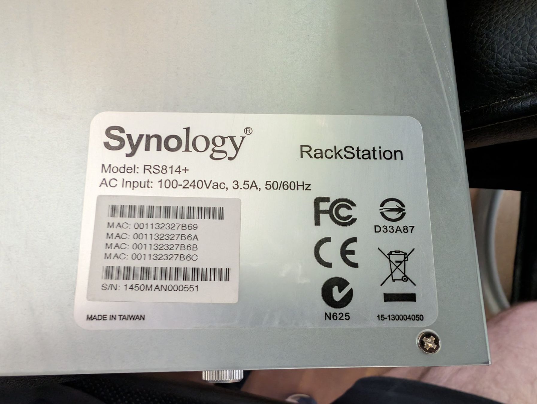 Synology Server: Synology RS814+ 16TB – Usato da Delémont venduto da breacH 3