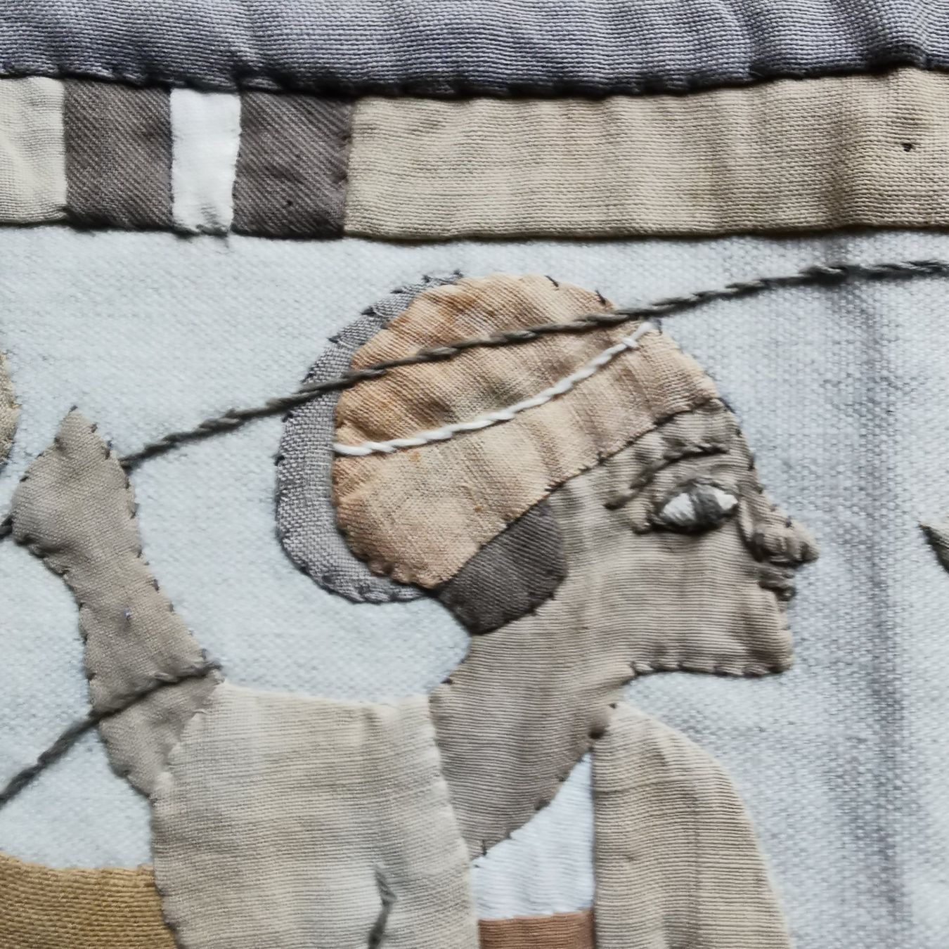Tutte le decorazioni: Khayamiya - 142cm x 45cm - début 1900 - vintage – Usato da Marin-Epagnier venduto da Ebt99 1