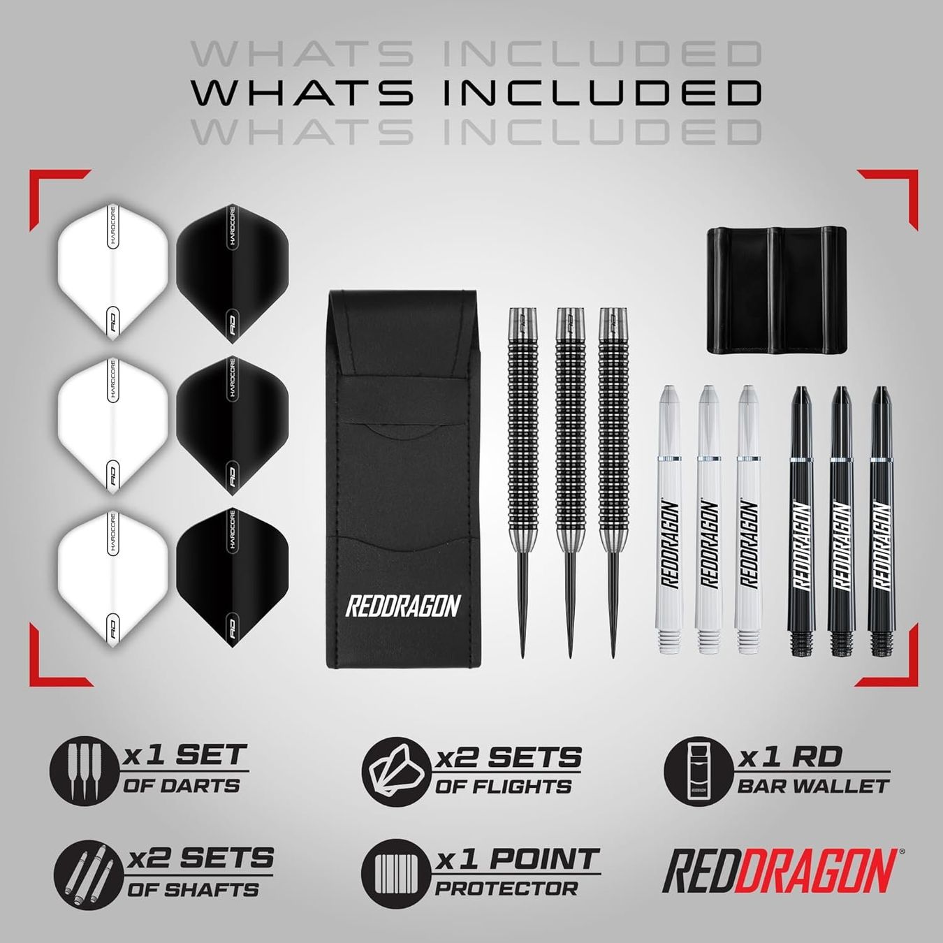 Freccette: RED DRAGON Professionelles Wolfram-Steeltip-Dart-Set – Nuovo e nell'imballaggio originale da Nuglar venduto da SaleRitter 1