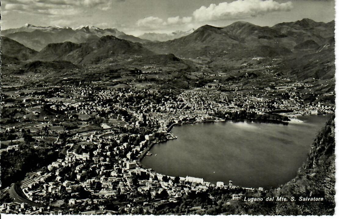 Ansichtskarten: Lugano – Gebraucht aus Hochdorf von Ziegel-16