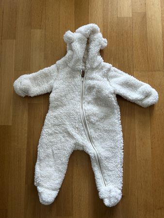 Kuscheliger Baby Fleece Overall, Grösse 68, Winter