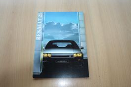 Renault 25 Prospekt 6/1986  Französisch