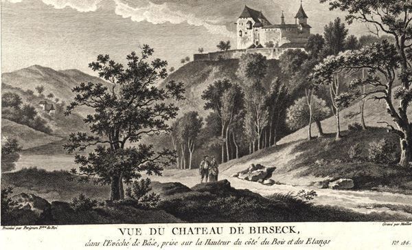 Gravures: Birseck Originalkupferstich 1780 – D'occasion à Rafz par Helvet32 1