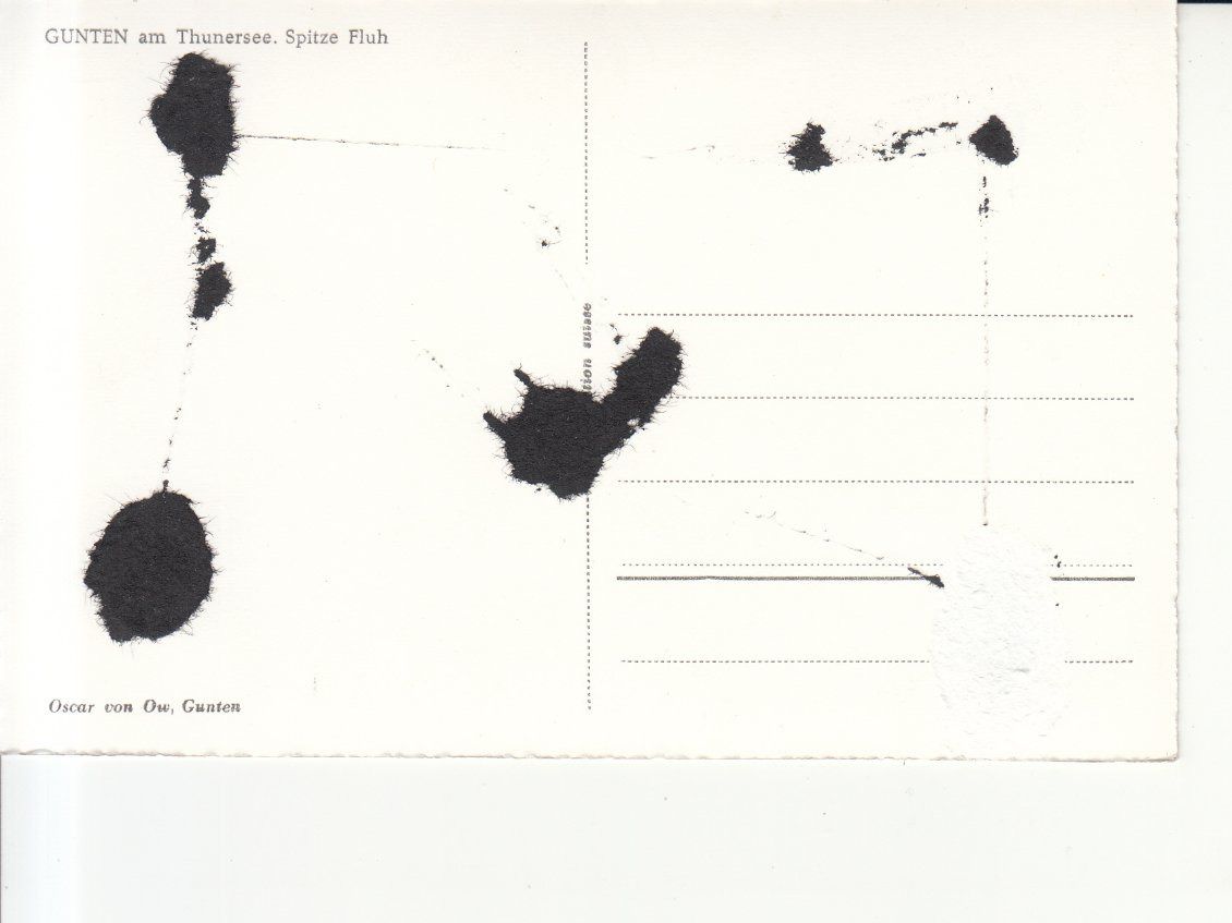 Cartoline postali: Gunten ca. 1950 – Usato da Bürglen TG venduto da StampGraf 1