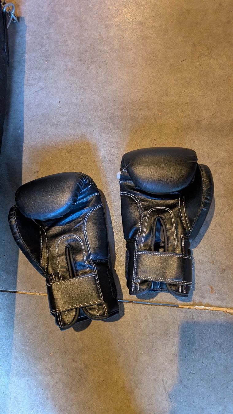 Sacchi da boxe: Hammer Boxsack mit Handschuhe – Usato da Finstersee venduto da Selina1029 2