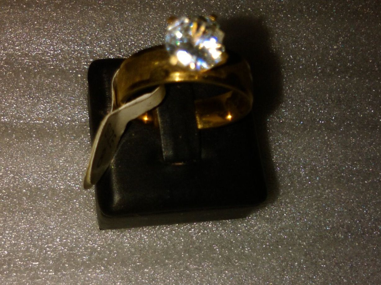 Bagues: RING EDELSTHAL,,,VERGOLDET,,MIT KRISTALL – Neuf (Voir description) à Basel par bijoutrie_4 3
