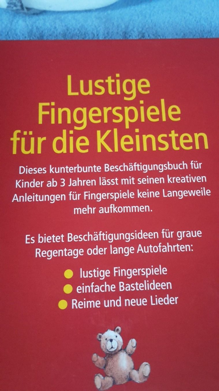 Letteratura per bambini e ragazzi: Buch Fingerspiele – Nuovo (secondo la descrizione) da Spiegel b. Bern venduto da Flamingo07 2