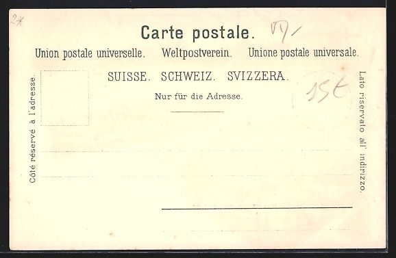 Cartoline postali: Litho Le Brassus, Val de Joux, Lac de Jo – Usato da Berlin venduto da bartko-reher 1