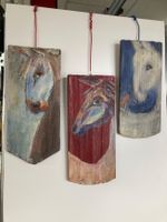 Kunst Pferd Ross Bild Malerei Gemälde Künstlerin E. Bühler