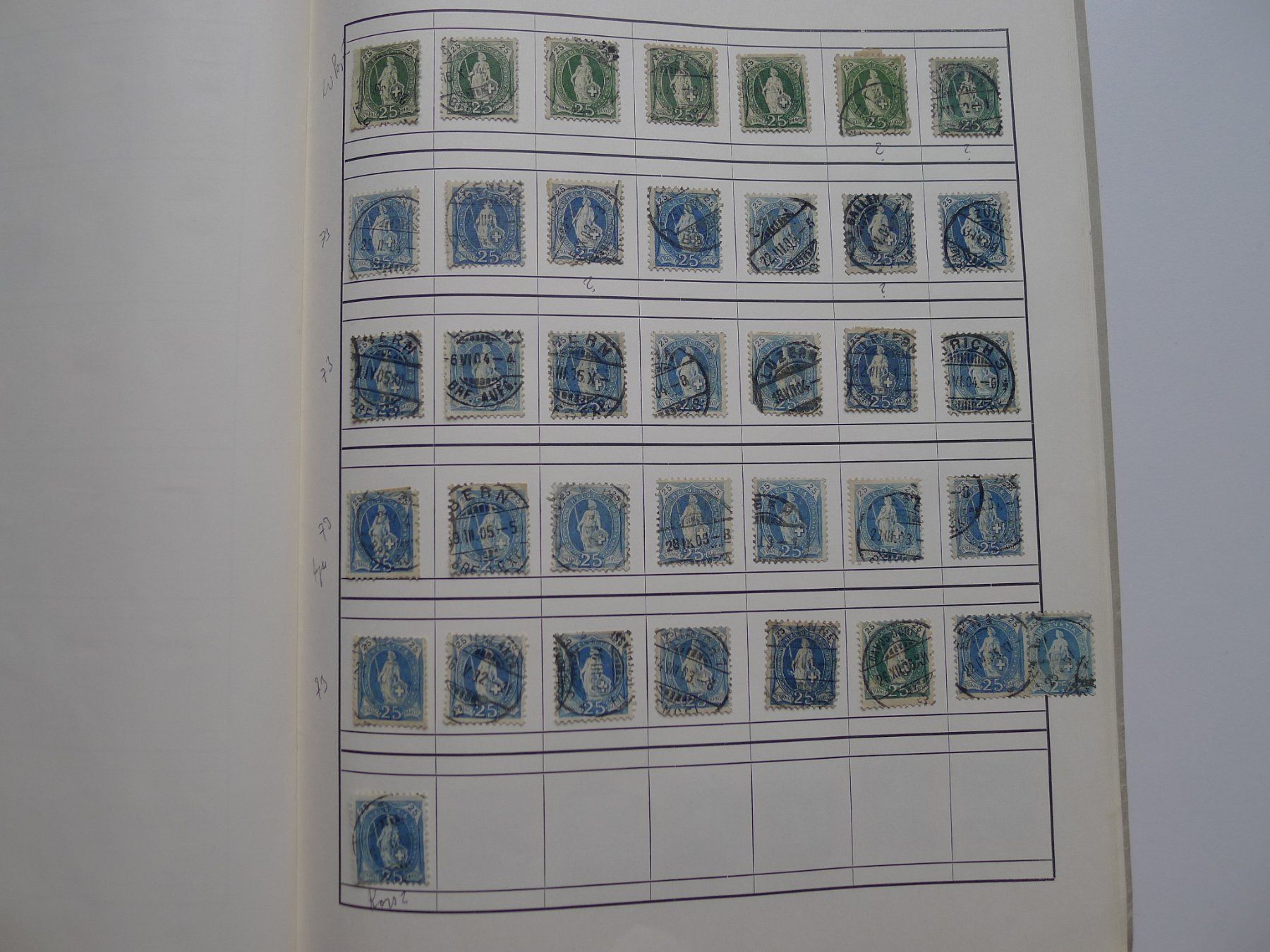 Tutti i francobolli: Sammlung Schweiz ab 1862- ca. 1908 – Usato da Dagmersellen venduto da q1w2e3r4 4
