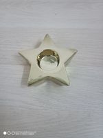 Teelicht Halter Stern Goldfarbig 