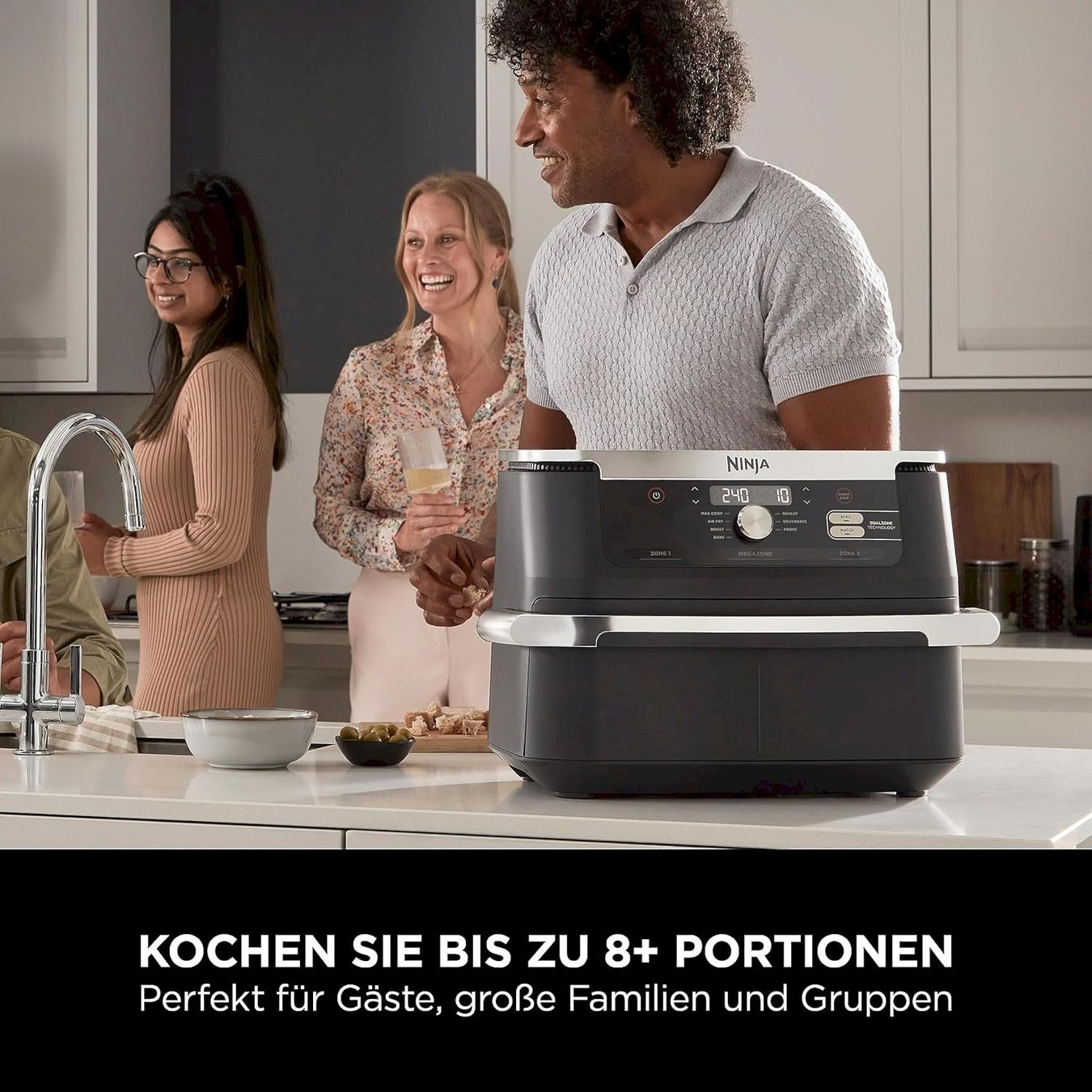 Elettrodomestici da cucina: Ninja Heißluftfritteuse AF500EU – Nuovo e nell'imballaggio originale da Bottighofen venduto da zaap 4