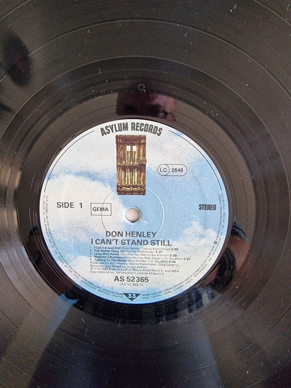 Schallplatten: Don Henley - I can't stand still – Gebraucht aus Pfaffnau von gunport 4