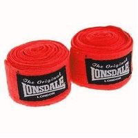 Ausverkauf - Lonsdale Boxing Bandagen rot 2 Stück 460 cm