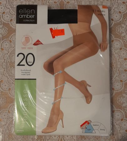 Ellen Amber Jeunesse Strumpfhose 20den Gr.L Marine Blau