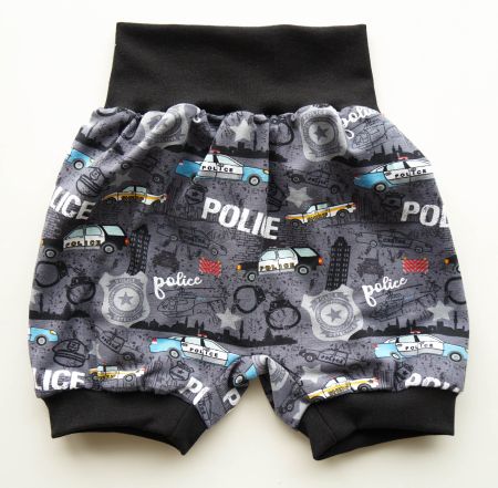 Kurze Pumphose mit Polizei 98/104 - NEU