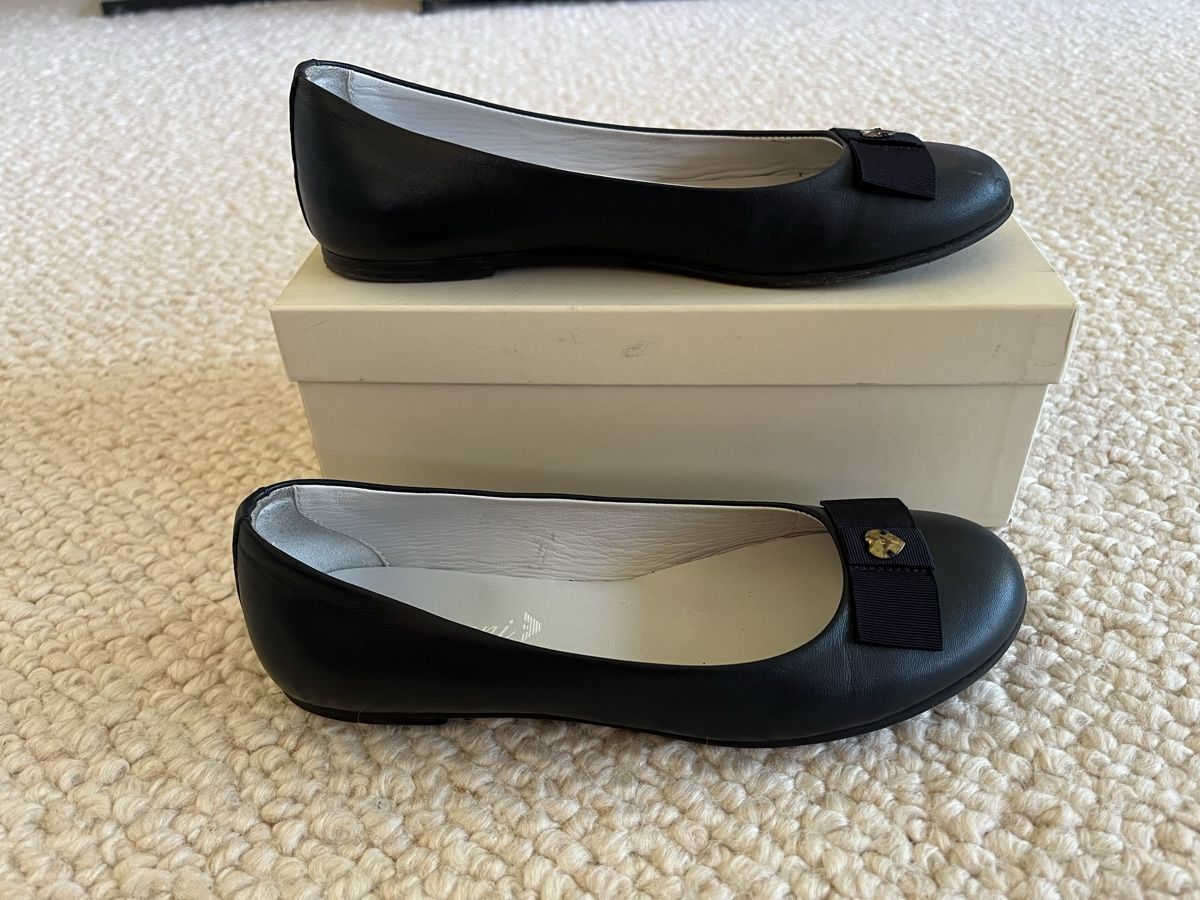 Armani Scarpe per ragazze: Ballerines en cuir Armani – Usato da Genthod venduto da Bilibi 5
