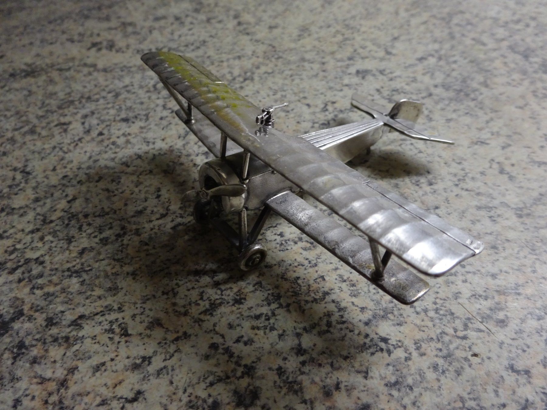 Kit di modellismo & Modellini statici: Doppeldecker Flugzeug / 800-Silber – Usato da Esslingen venduto da eintagammeer
