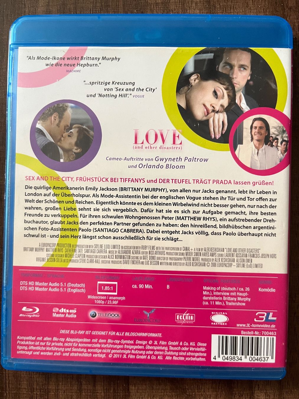 Tutti i DVDs: LOVE and other disasters (2011) Blu-ray – Nuovo (secondo la descrizione) da Sierre venduto da black.box 1