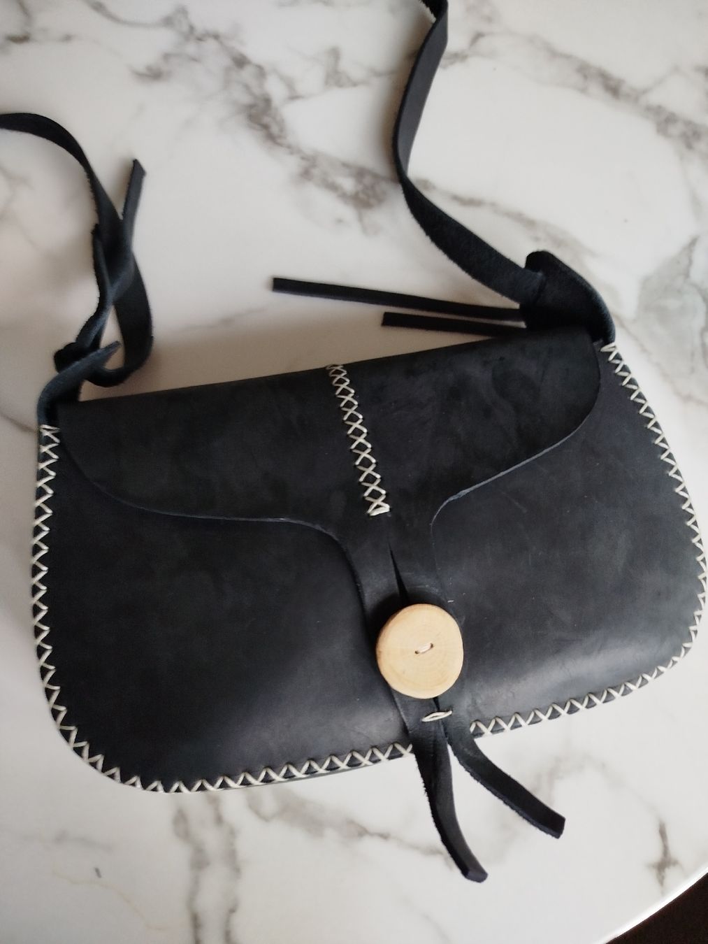 Borse da donna: Handtasche aus Kernleder – Nuovo (secondo la descrizione) da wallisellen venduto da kuriala555