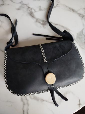 Handtasche aus Kernleder