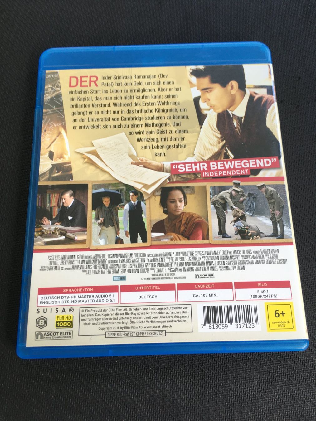 Tutti i DVDs: The man who knew infinity [Blu-ray] – Usato da St.Gallen venduto da MedienJoe 1