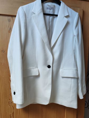 Neuer, ecrue, gefütteter  Blazer