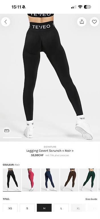 Teveo Leggings: Legging TEVEO – Gebraucht aus Ecublens VD von cha_yty2