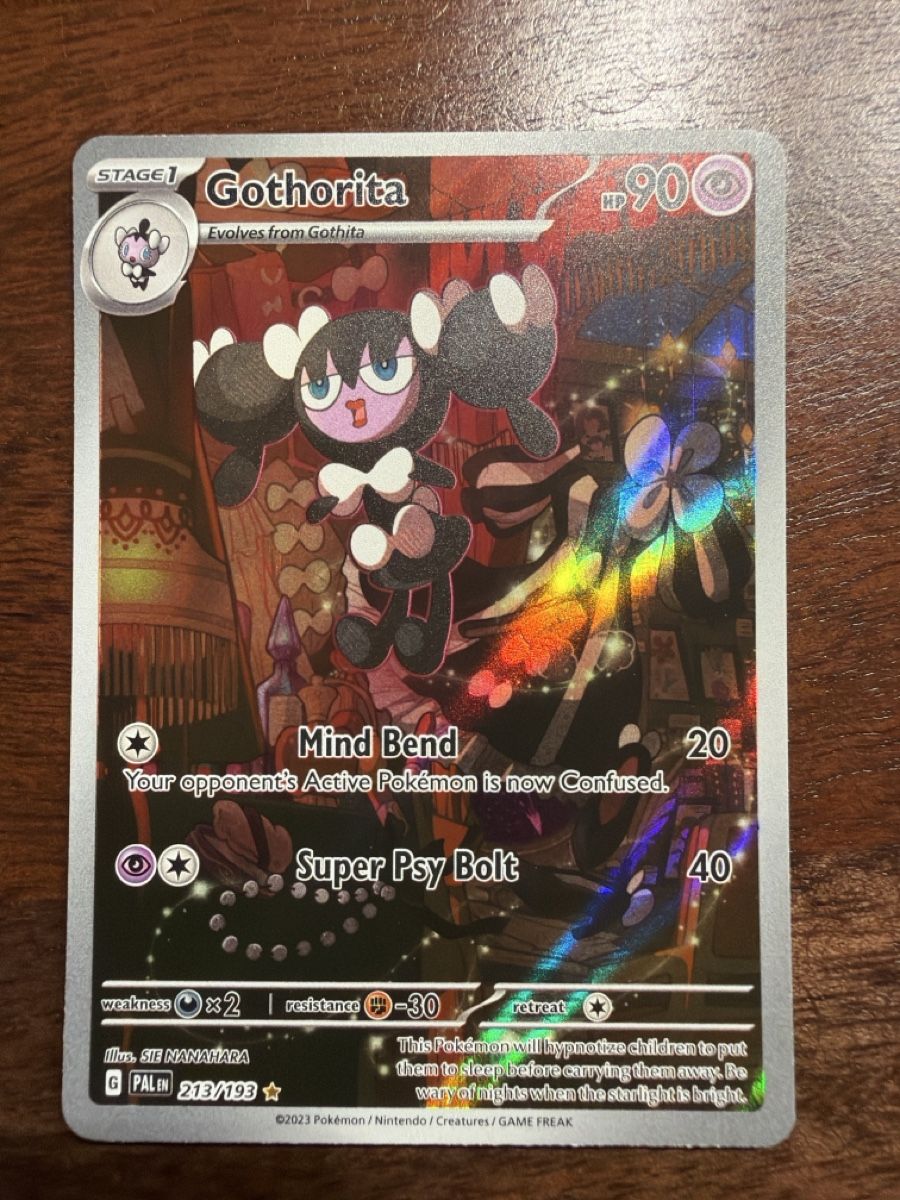 Pokémon Carte collezionabili: Gothorita (PAL 213) – Nuovo (secondo la descrizione) da Emmenbrücke venduto da Pack_Ripper