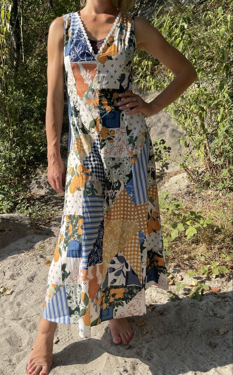 Vestiti: Maxi Abito da cocktail-multicolore-tgM/L-nuovo – Nuovo e nell'imballaggio originale da Gordevio venduto da LanaZimm 5