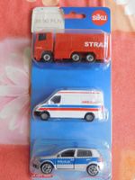 Siku Set 1819 Polen Rettungsfahrzeuge rot - weiss - silber