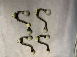 4x Henkel für alte Garderobe
