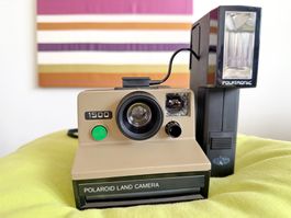 Alte originale Sofortbildkamera Polaroid Land Camera 1500