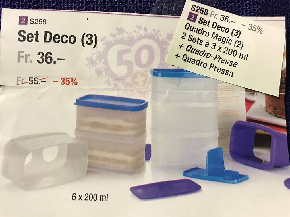 Behälter & Ähnliches: Tupperware Set Deco     – Gebraucht aus Boswil von MaKoBo 1