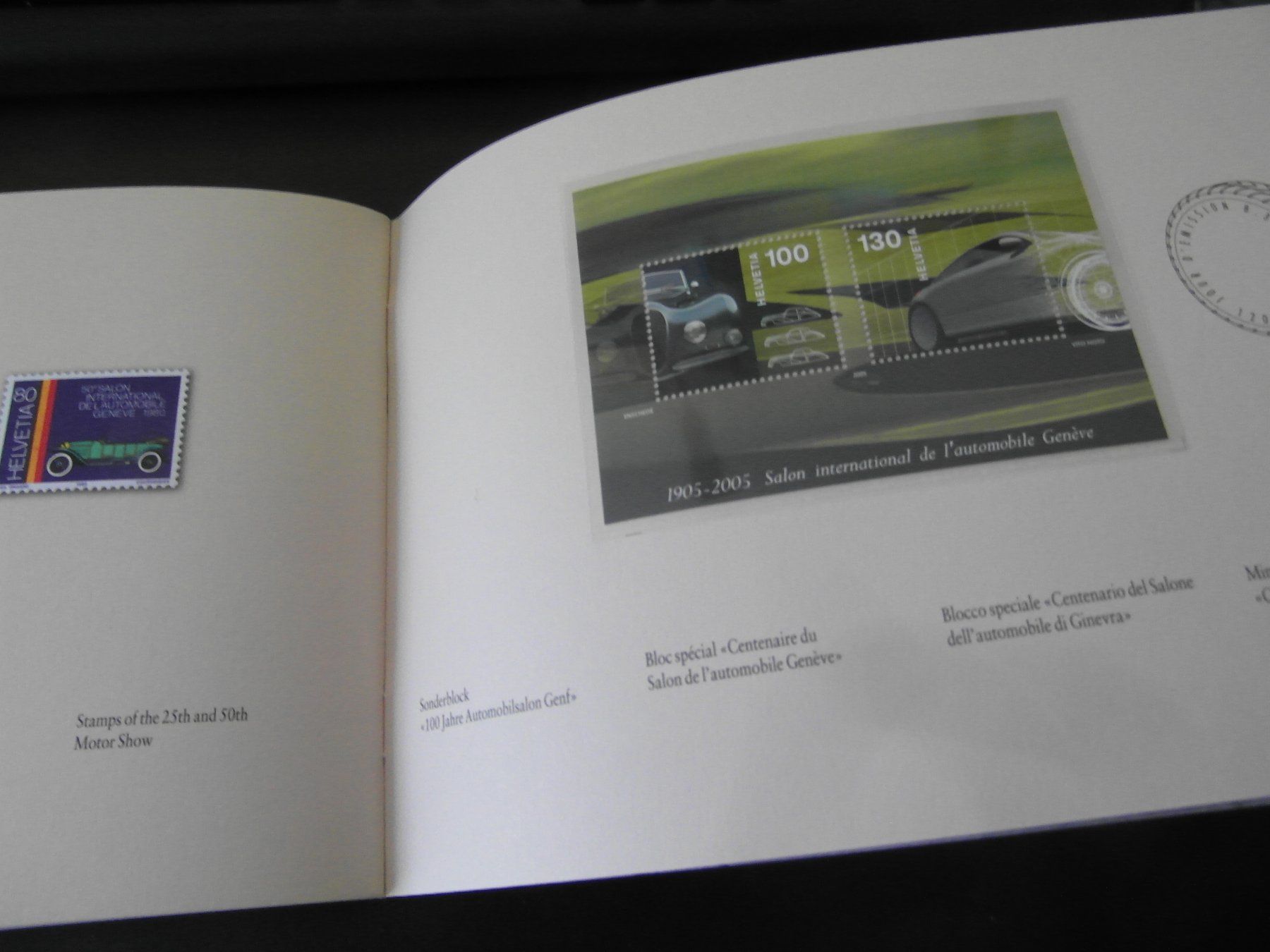 Alle Briefmarken: Combo ** 2015 Schweizer Automobile ZN 1556 - 1559 + Bl.38 – Neu (gemäss Beschreibung) aus Niederrohrdorf von leni29 5