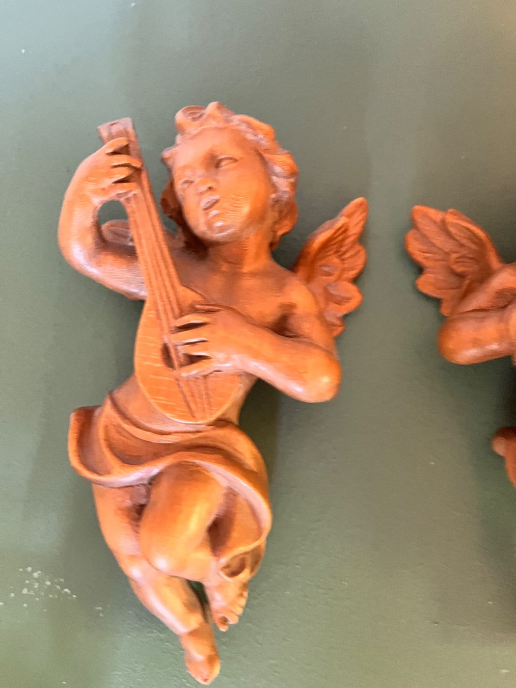 Statuette: 2 anges produit à Oberammergau vers 1960 – Usato da Plan-les-Ouates venduto da babsbonplan 3