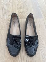 Schicke Capriccio Lackleder Loafers, Gr. 39, Schwarz