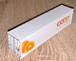 1:87 Coop Kühlcontainer 45ft Orangen