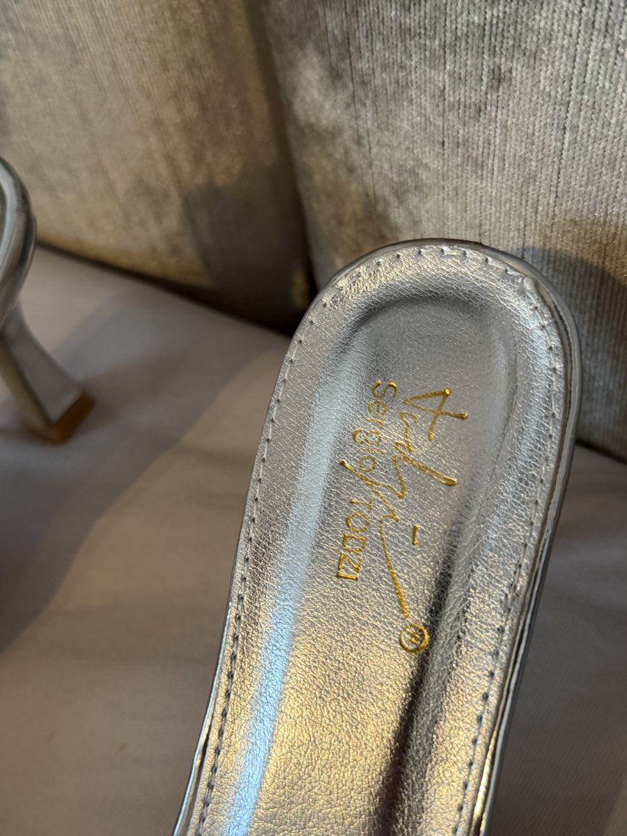 Scarpe da donna: Silberne Heels mit Strass – Nuovo (secondo la descrizione) da Tennwil venduto da Zaylaaa 2