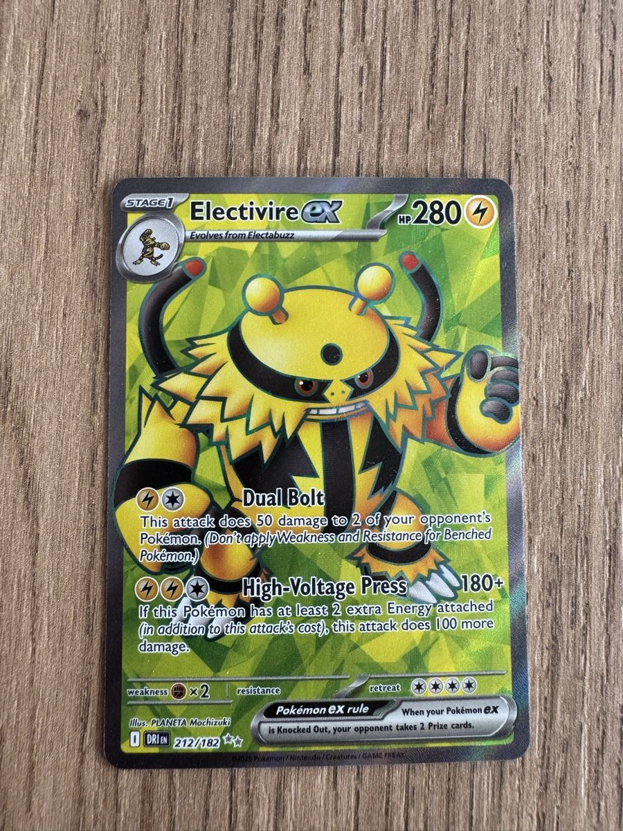 Pokémon Carte collezionabili: Electivire EX 280 – Usato da Bellinzona venduto da Yanpa