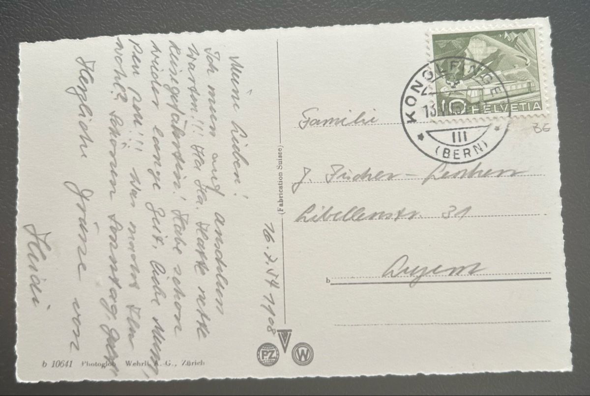 Cartoline postali: Konolfingen Bahnhofquartier  – Usato da Horw venduto da Tellbub 1