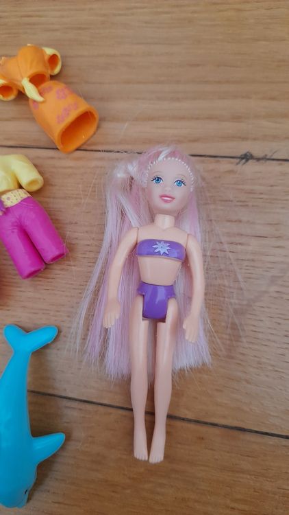 Lot Polly Pocket – Poupées, Vêtements Et Animaux, Mattel