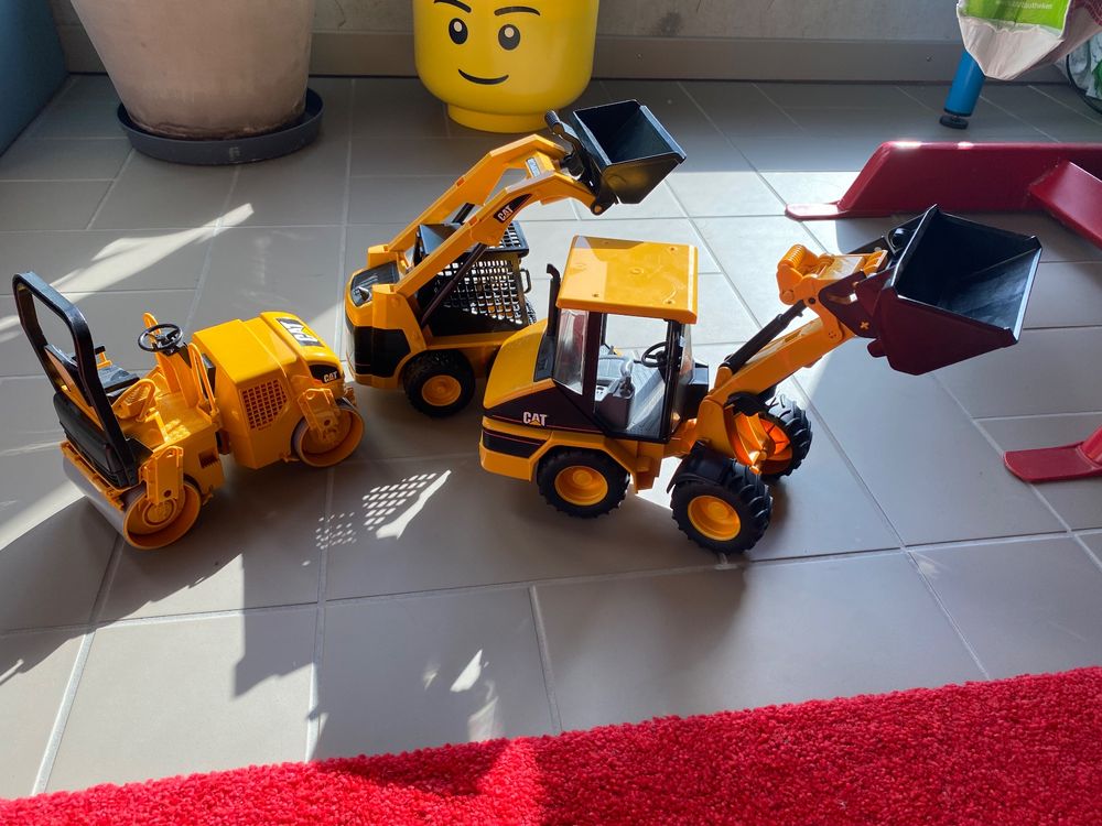 PolyM Baustellenfahrzeuge Set – über 300.000 Teile, Weiche Bausteine, Made In Germany, Fördert Kreativität