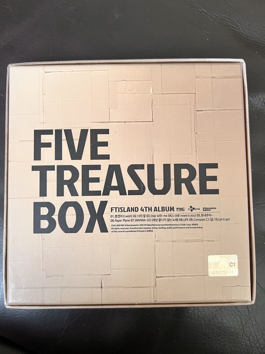 CDs: FTISLAND - Five Treasure Box 4th Album K-Pop CD – Neu (gemäss Beschreibung) aus Flumenthal von 19Frei.Wild93 1