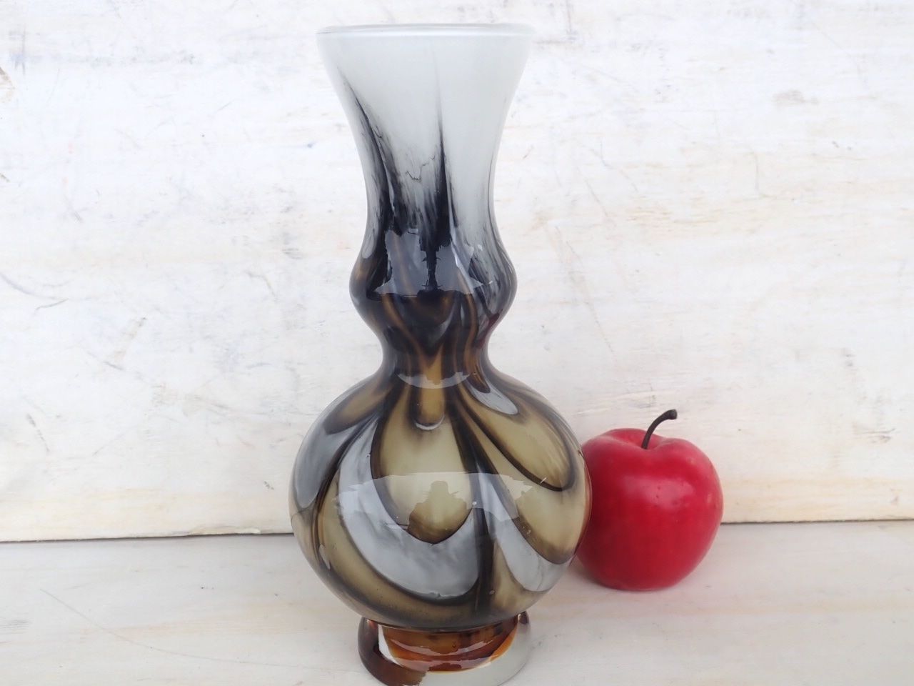 Murano Vasi & Recipienti: Vintage Vase Glas Moretti Opaline Firenze Murano – Usato da Wil SG venduto da BrocknRoll
