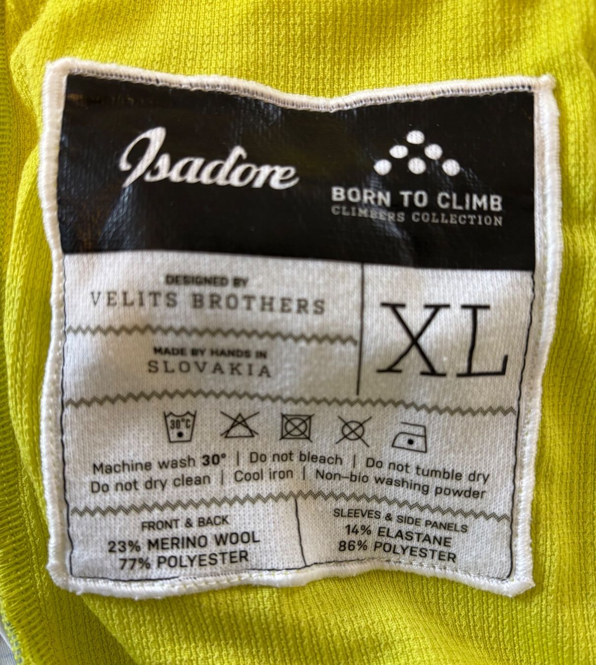 Canottiere & Pantaloni: Isadore Climber´s Jersey Vrsic – Usato da Thalwil venduto da Swisshoneys 5