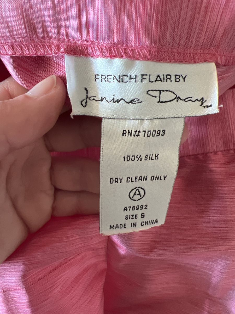 Hosen: Pinke Hose Seide High waist – Gebraucht aus Zollikon von adr_c6zs 4