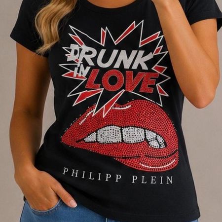 Philipp Plein Women's Black T-shirt
