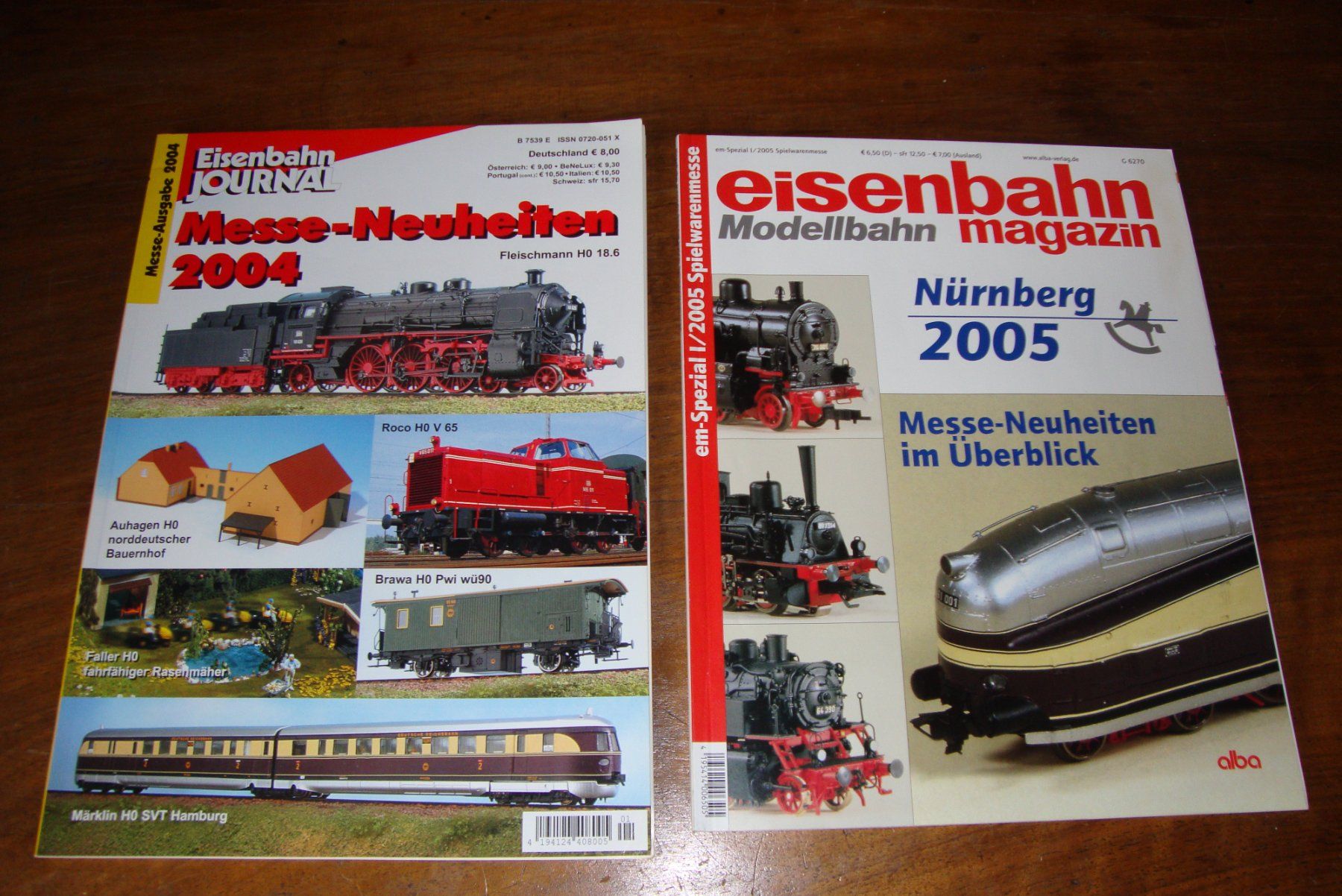 Riviste & Magazine: Magazin Modellbahn Eisenbahn Messe Nürnberg 2004 2005 – Usato da Bern venduto da carola31
